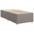 Vidaxl Box spring postelja z vzmetnico taupe 80x200 cm blago