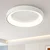 Brilagi - LED prigušiva stropno svetlo FALCON MODERN LED/54W/230V 60 cm bela + daljinski upravljač
