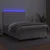 Krevet box spring s madracem LED bijeli 140x200 cm umjetna koža