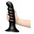b-Vibe Krush Curved & Ribbed Dildo with Suction Cup 9.5 Black