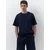 Pull&Bear Obleka za doma  temno modra