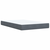 vidaXL Box spring postelja z vzmetnico temno siva 120x200 cm žamet