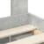 Krevetna konstrukcija Beton 140 x 200 cm Čvrsto borovo drvo
