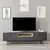 Hanah Home TV Komoda Naturel, 180x48x35 cm, Antracit