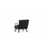 ATELIER DEL SOFA Sando Single Dark Grey