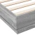 Okvir za krevet boja hrasta 120 x 200 cm od konstruiranog drva