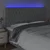 LED uzglavlje svjetlosivo 180x7x118/128 cm od tkanine