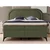Zelena boxspring postelja s prostorom za shranjevanje 200x200 cm Ornes – Ropez