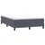 Box Spring krevet bez madracem tamno sivi 160x220 cm baršun