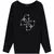 Guess BAT SLEEVE GEMMA LOG W6YR27 Z0975 Črna