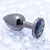 Evolved Black Gem Anal Plug Small Dark Metal