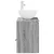 Umivaonik s policom Siva Sonoma 49,5 x 41 x 64,5 cm