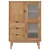Visoka komoda OTTA 85 x 43 x 125 cm od masivne borovine