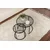 Hanah Home Set stolova za dnevnu sobu Aurum, 42x39x42cm, 60x43x60cm, 2 komada, Crni