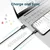 RAMPOW lightning kabel 2 m – temno siv