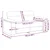 Vidaxl Dvosed temno zelen 160x81x84 cm blago