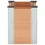 Vidaxl Vrtna visoka greda Rjava 50 x 30 x 36 cm