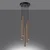 Sollux SL.1270 - Luster na sajli PASTELO 5xG9/8W/230V drvo