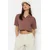 Trendyol Milla Ženska majica TWOSS22TS0241, Braon