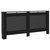 Pokrov za radijator crni 172 x 19 x 81,5 cm MDF