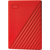 WD prenosni zunanji trdi disk My Passport 2TB (USB 3.0 (2.0), Backup, Security, Drive Utilities), rdeč