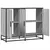 Komoda Siva Sonoma 94x35x76 cm Konstruirano drvo