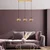 Opviq Luster Selcuklu-Mr-786-1, 100x25x117cm, IP20, Zlatne boje