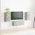 Set TV komoda Zidne 6 pcs Betonski sivi Konstruirano drvo