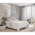Svetlo rjava boxspring postelja 160x200 cm Dove – Maison de Reve