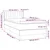Vidaxl Box spring postelja z vzmetnico temno siva 100x200 cm blago
