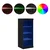 LED komoda Crni hrast 41 x 37 x 100 cm Konstruirano drvo