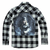 Moška srajca Ozzy Osbourne - Check - BRANDIT - 61040-black_charcoal_ch
