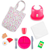 Jedilni set s torbico in slinčkom Large Meal Set Corolle za 36-42 cm dojenčka 11 dodatkov od 24 mes