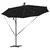 Suncobran 294 x 294 x 248 cm Poliester i aluminij Crna