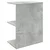 Noćni ormarići 2 kom beton siva 46,5x29x61cm konstruiranog drva