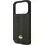 Lacoste PVC Blend MagSafe zadnji pokrov + denarnica za iPhone 17 Pro rjav