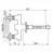 Zidna baterija TOPLA/HLADNA za lavabo A73206L