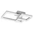 Rabalux LED Luster Amilia, 22W, DIP Switch, 47x47cm, Sivi