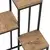 Hanah Home Polica 34x39x65cm Bež-Crna