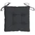 Jastuci za stolice 2 kom crni 40 x 40 x 7 cm od tkanine Oxford