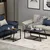 Wallity Klub sto Minimal 75x38x50cm Antracit