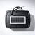 Retro Bluetooth Radio sa Solar Panel - FM/AM/SW + TWS + LED Disco Light