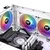 Thermaltake Ventilator CT120 ARGB 12cm, 2 kos, Snow