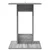 Bocni stol Siva Sonoma 45 x 40 x 62,5 cm Konstruirano drvo