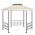 Vidaxl Paviljon s stranicami 3,1x2,7 m krem