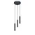 ITALUX PND-33574-3-BK - Luster na sajli FILANO 3xG9/5W/230V crna