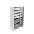 HANAH HOME Višenamenska polica Rine 2D4K8U White Grey