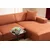 Atelier del Sofa Ugaona garnitura Petra R 145x69x87cm Narandžasta