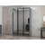 Hanah Home ormar sa reflektujućim staklom Nisa 20627, 135 cm, antracit