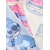 Next Pižama Stitch modra/svetlo modra/pastelno rumena/roza